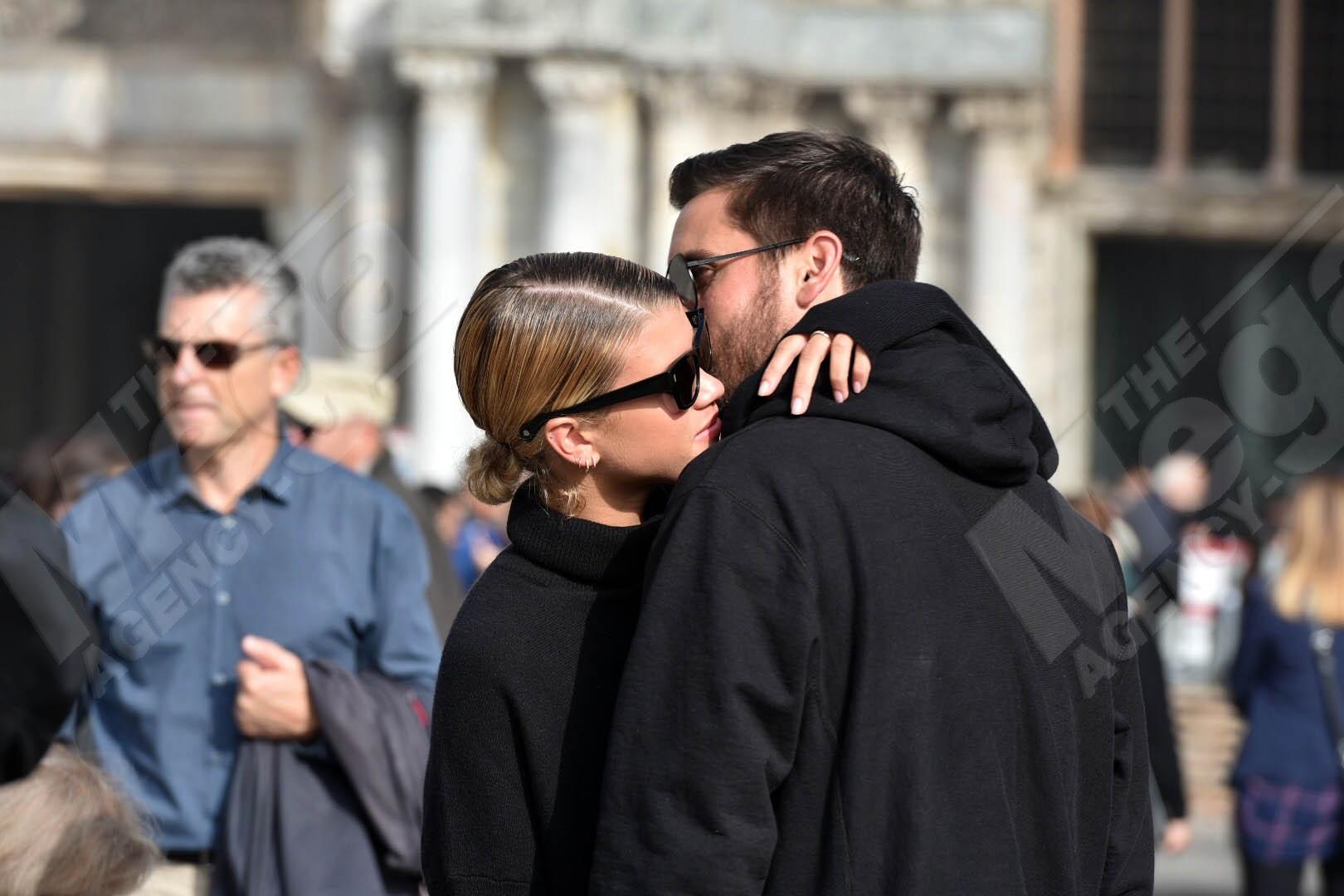 Sofia Richie and Scott Disick spotted strolling in Piazza San Marco in Venice