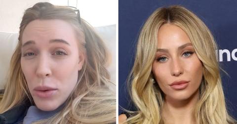 Split photo of Alex Cooper and Alix Earle