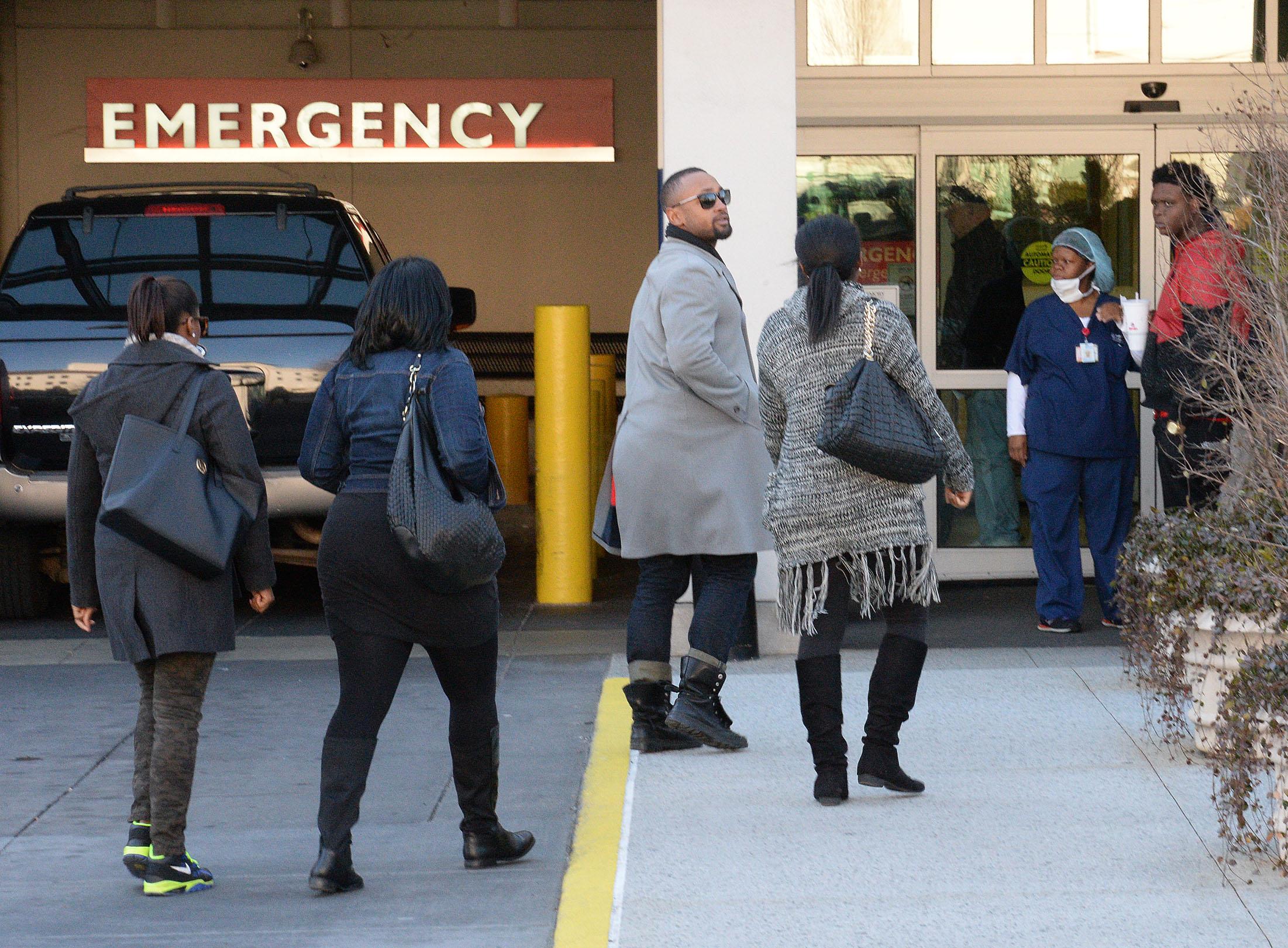 Whitney Houston&#8217;s Nephew Gary Houston and Family arrive to Hospital in GA