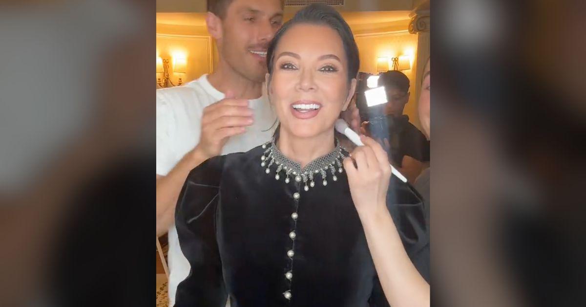 kris jenner shocking new face kim kardashian mocks watch