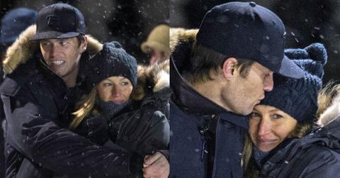 Gisele tom brady pda kissing divorce hockey 01