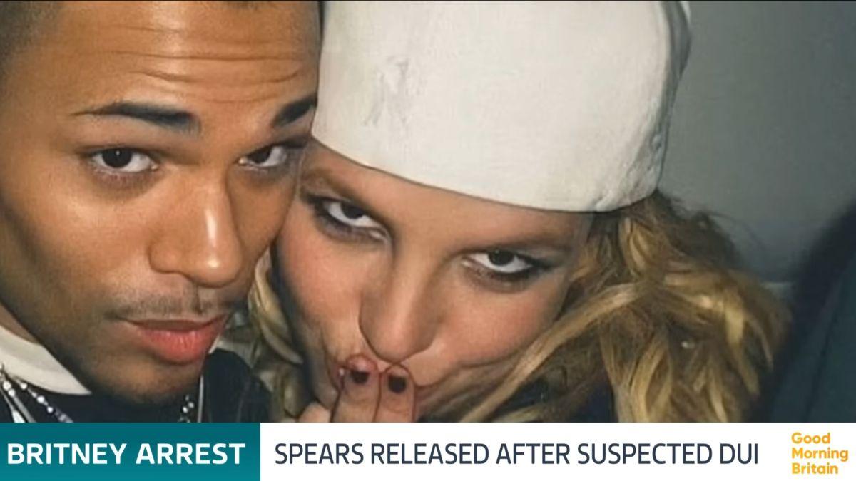 Image of Britney Spears' friend Sean Phillip said the singer was 'OK' after her arrest.