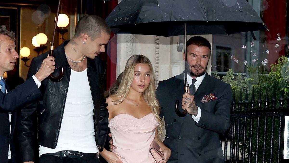 Image of Harper Beckham developed her own fashion identity.