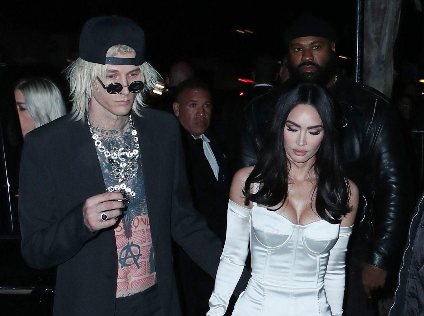 machine gun kelly lets megan fox take lead up down relationship