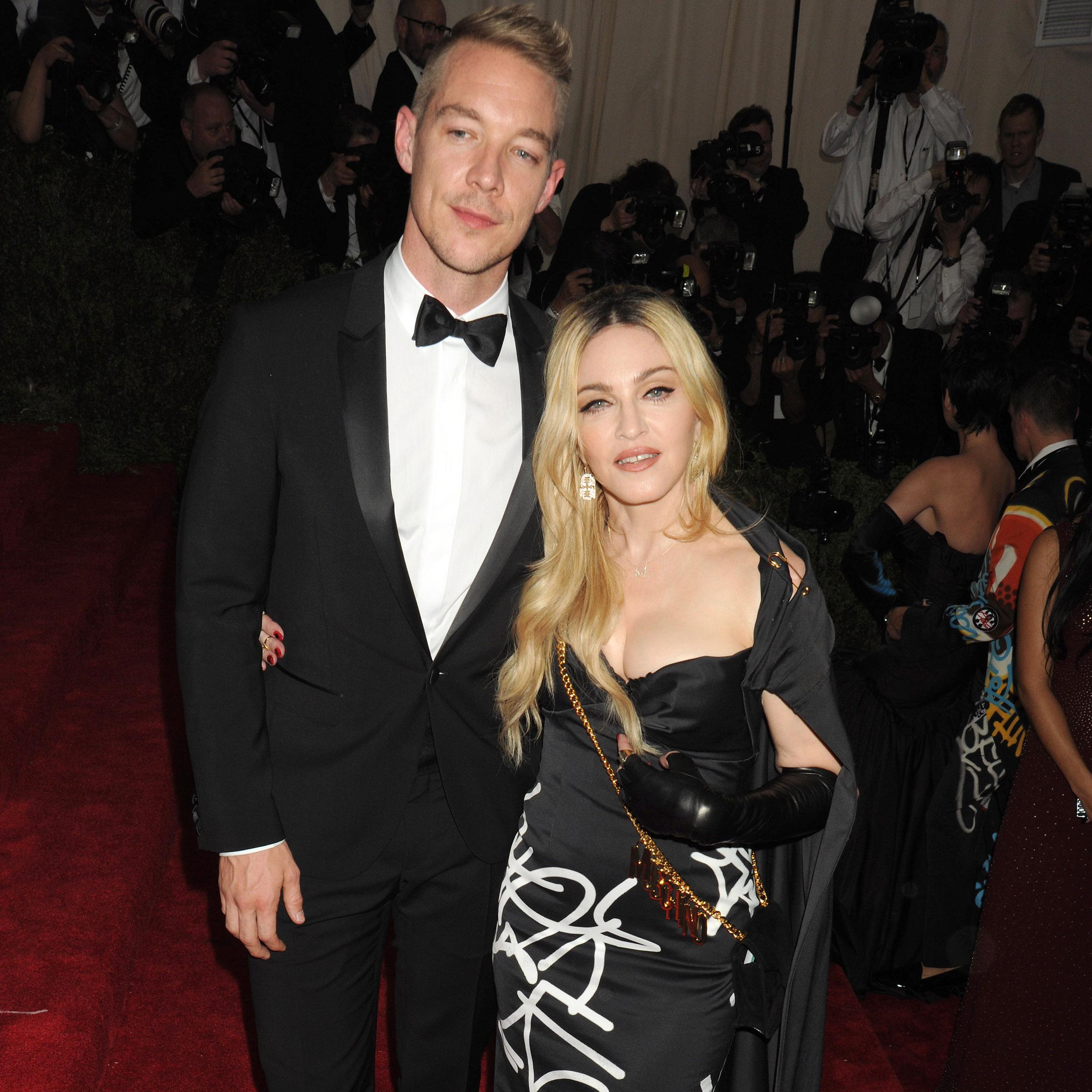 Madonna and Diplo arrive for 2015 Met Costume Gala in NYC