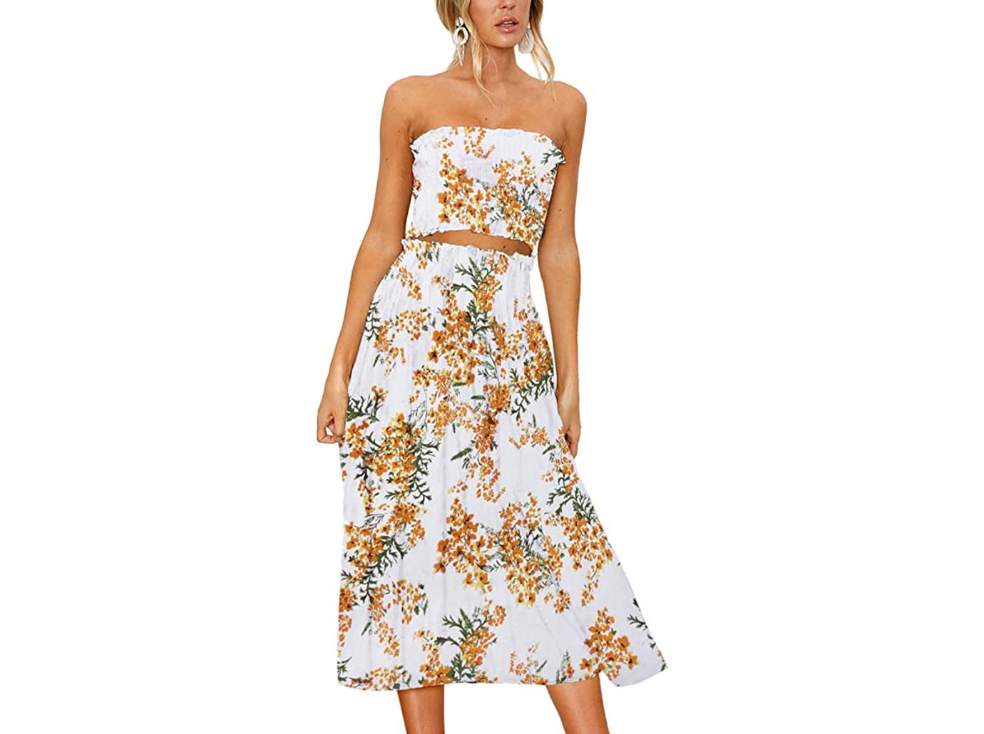 hayley erbert respect premiere floral matching skirt set shop