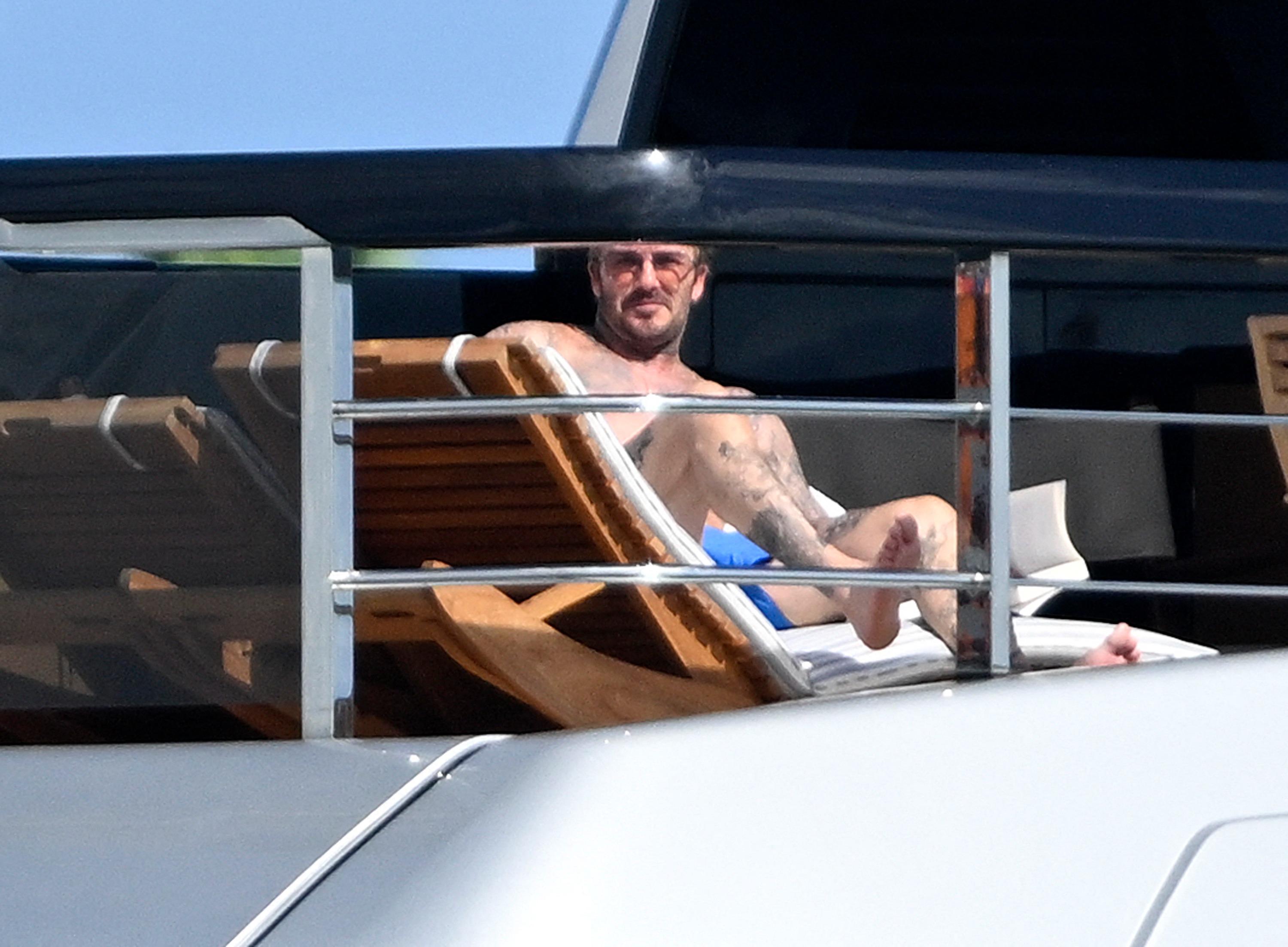 david victoria beckham yacht