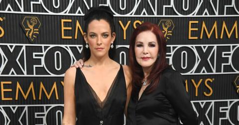 riley keough priscilla presley hold hands emmys feud