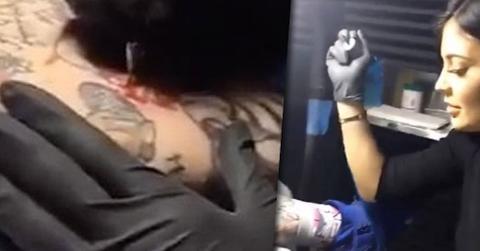 Kylie jenner tattoo nyc tyga