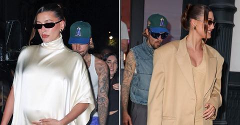 hailey bieber justin bieber take baby bump out in nyc pp