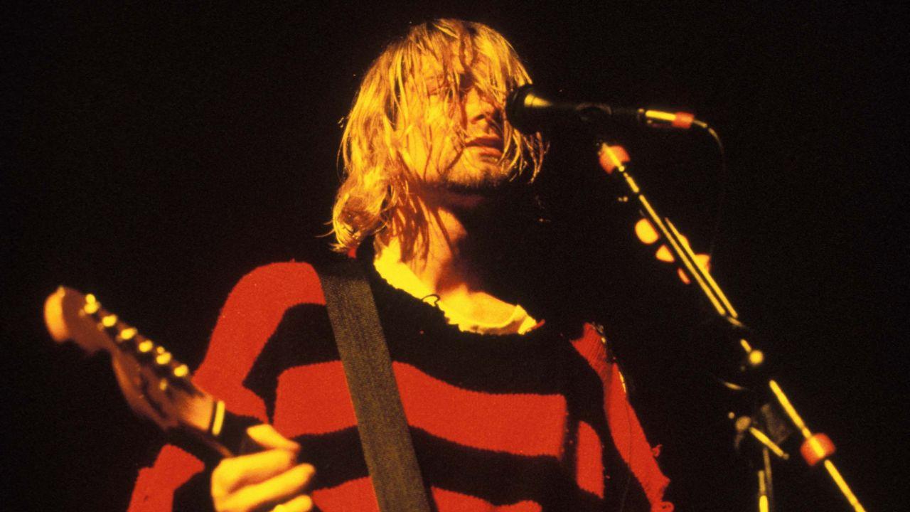 Photo of Kurt Cobain tragically passed away in 1994.