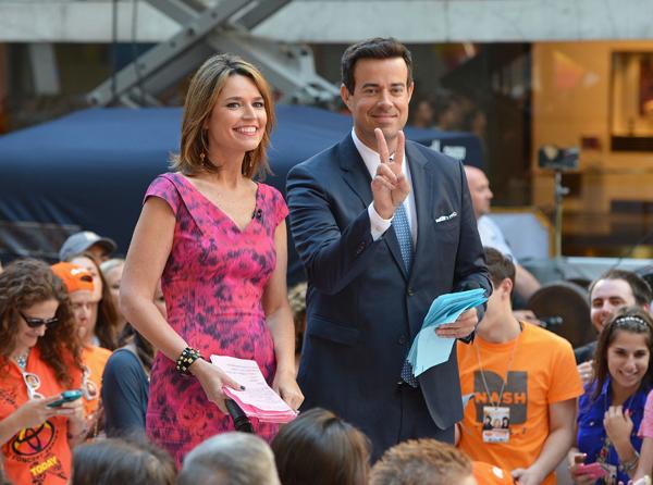 Carson Daly and Savannah Guthrie