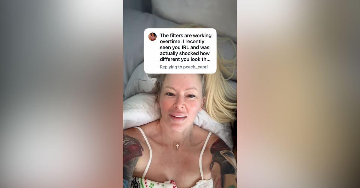 image of Jenna Jameson clapped back at an online troll.