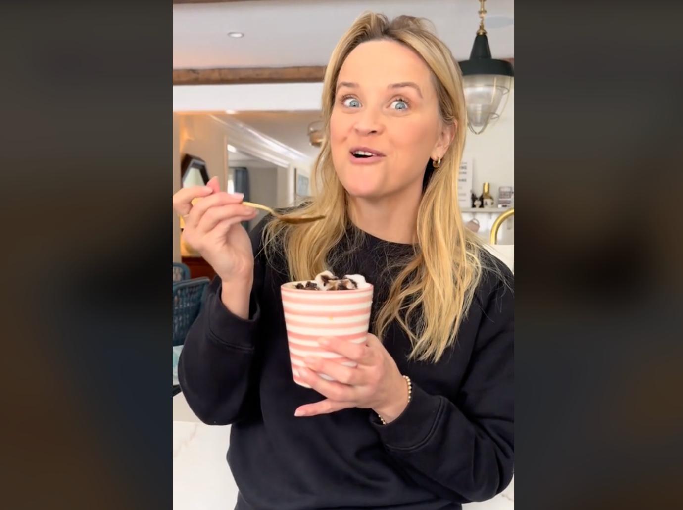 reese witherspoon snow recipe drink backlash dirty sick