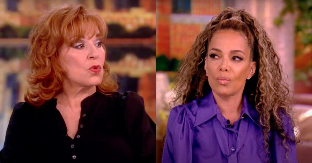 Photo of Joy Behar and picture of Sunny Hostin.