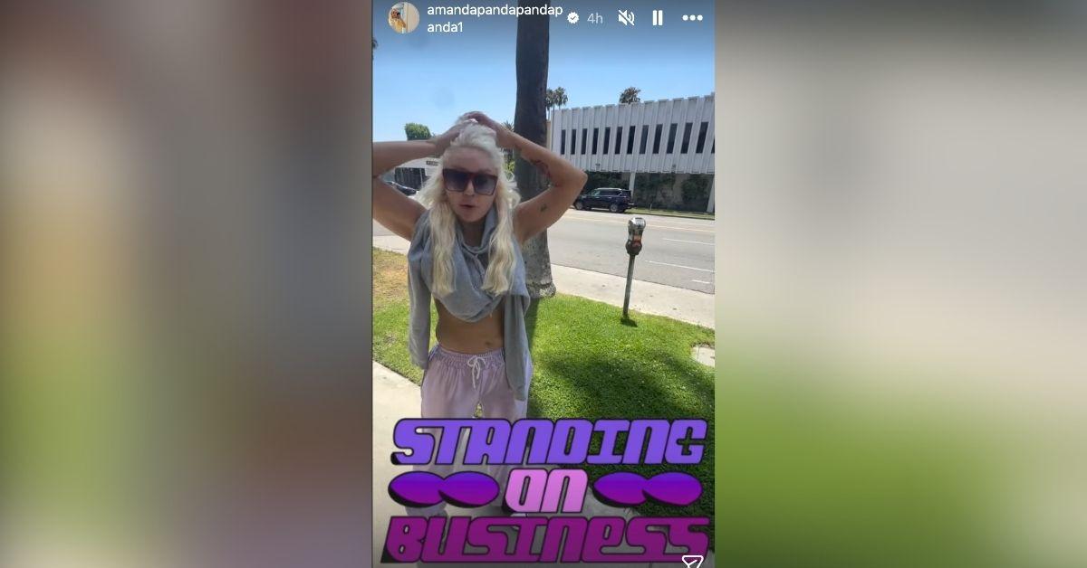 image of Amanda Bynes showed off a noticeably slimmer figure in a new social media post.