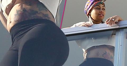 blac chyna baby bump