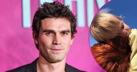 Photo of KJ Apa; picture of KJ Apa and his son, Sasha.