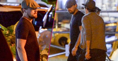 leonardo dicaprio yacht party st barts vacation