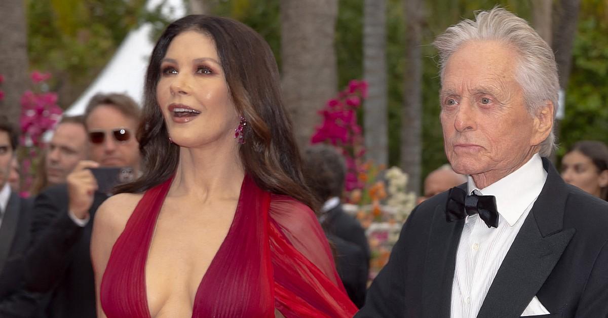 catherine zeta jones strips down birthday tribute for husband michael douglas pp