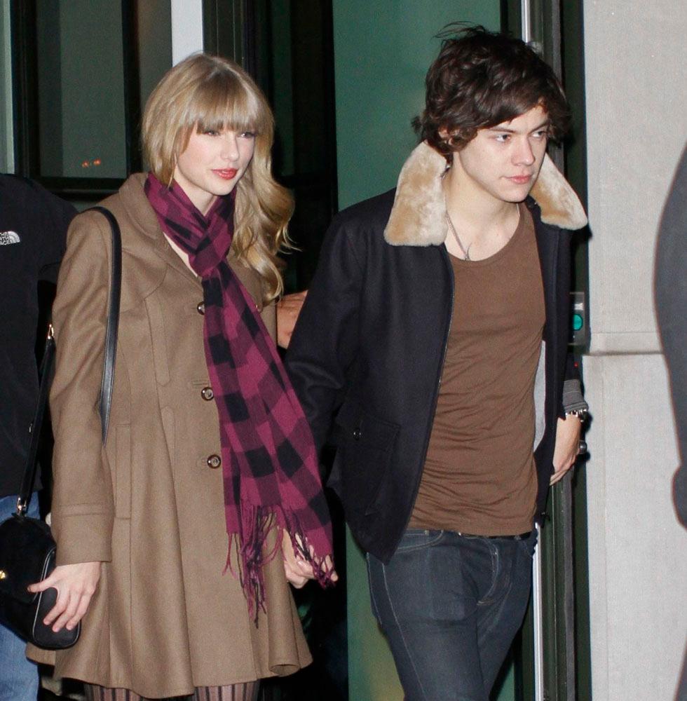 Taylor Swift and Harry Styles hold hands leaving a birthday party in NYC