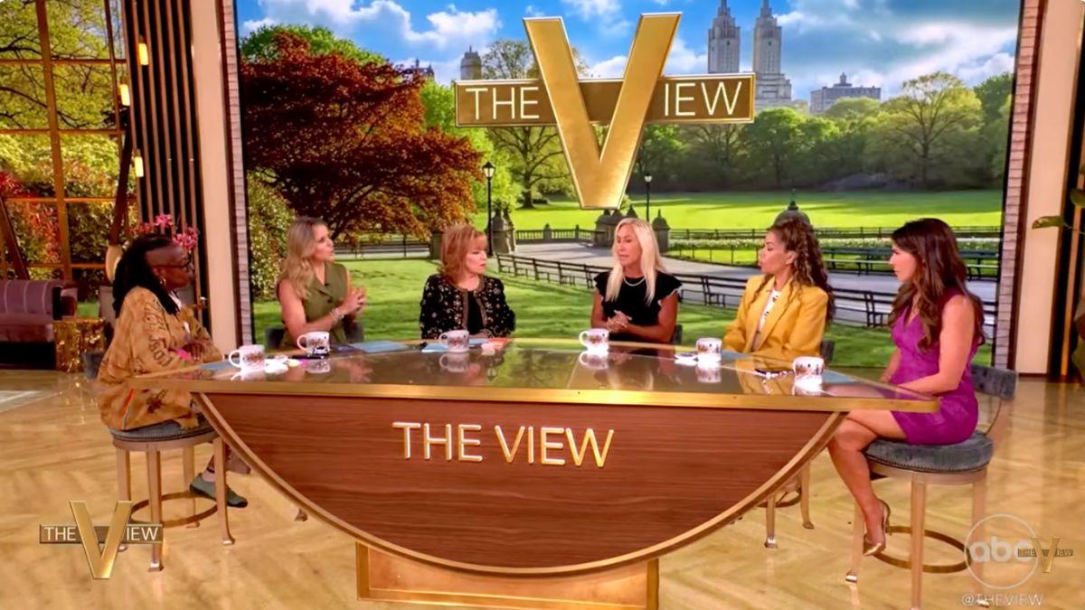 Photo of Marjorie Taylor Greene tried to defend herself on the Tuesday, July 7, episode of 'The View.'