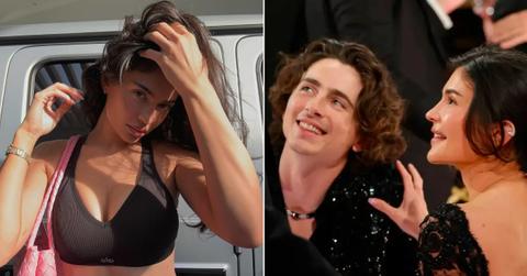 kylie jenner abs body photos boyfriend timothee chalamet