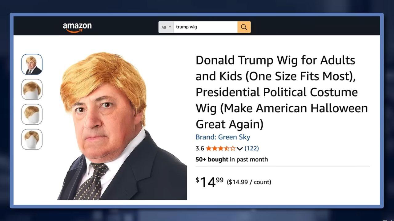 Image of The guest-host compared Donald Trump’s Las Vegas look to a budget-friendly wig.