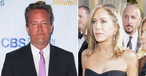 jennifer aniston red carpet golden globes matthew perry death photos