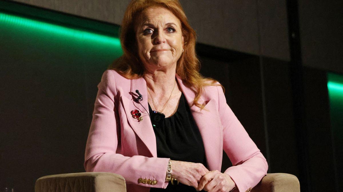 image of Sarah Ferguson was recently seen in Austria. 