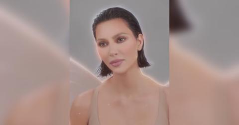 kim kardashian shows off figure fairy butt mother skims ad