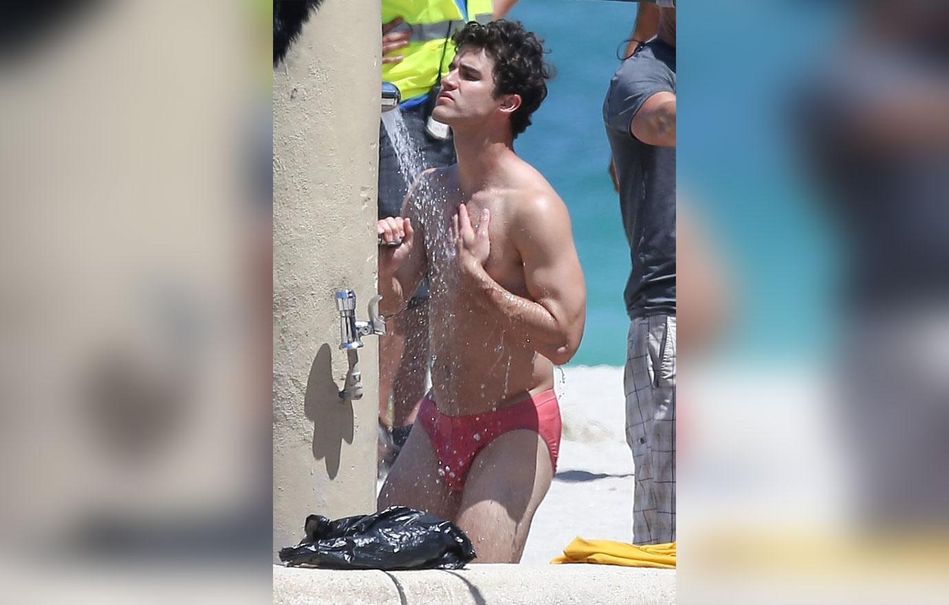 Darren Criss Speedo Shower Photo 05