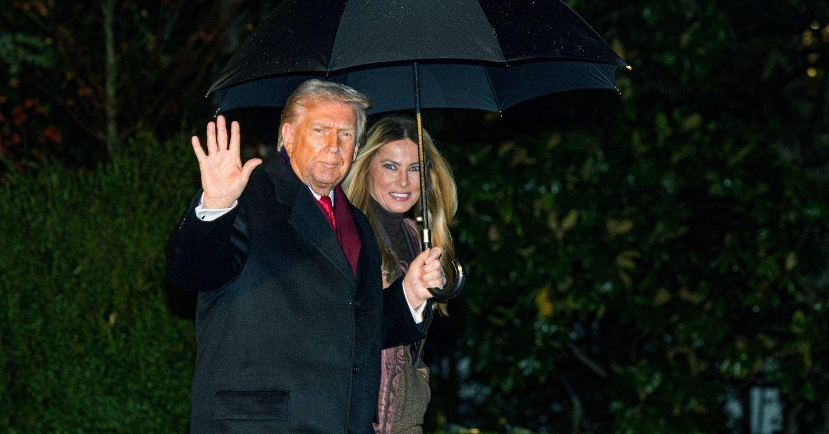 image of Donald Trump joked that Melania Trump dislikes his dancing.