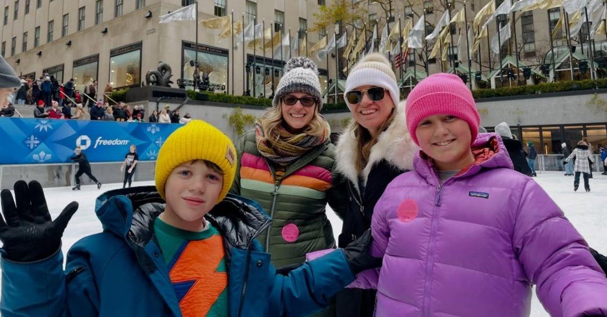 image of Kelly Clarkson shared a rare Instagram photo with her two kids.