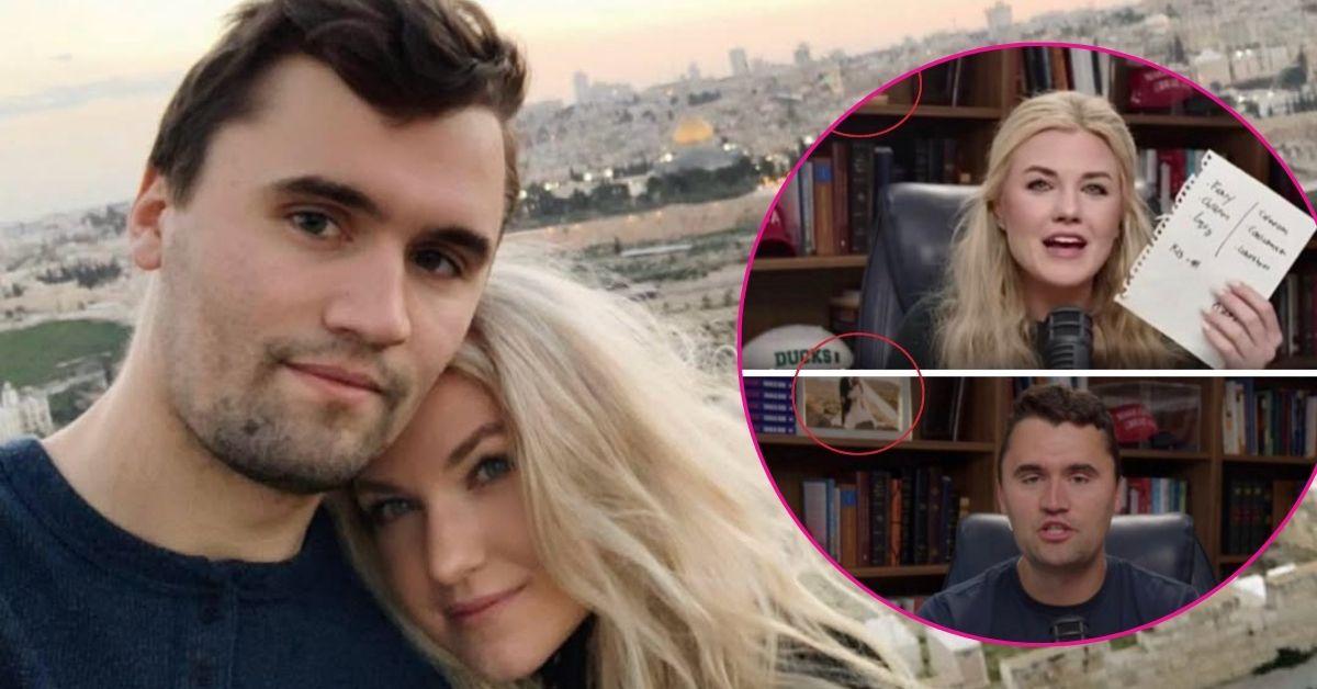 erika kirk allegedly removes wedding photo