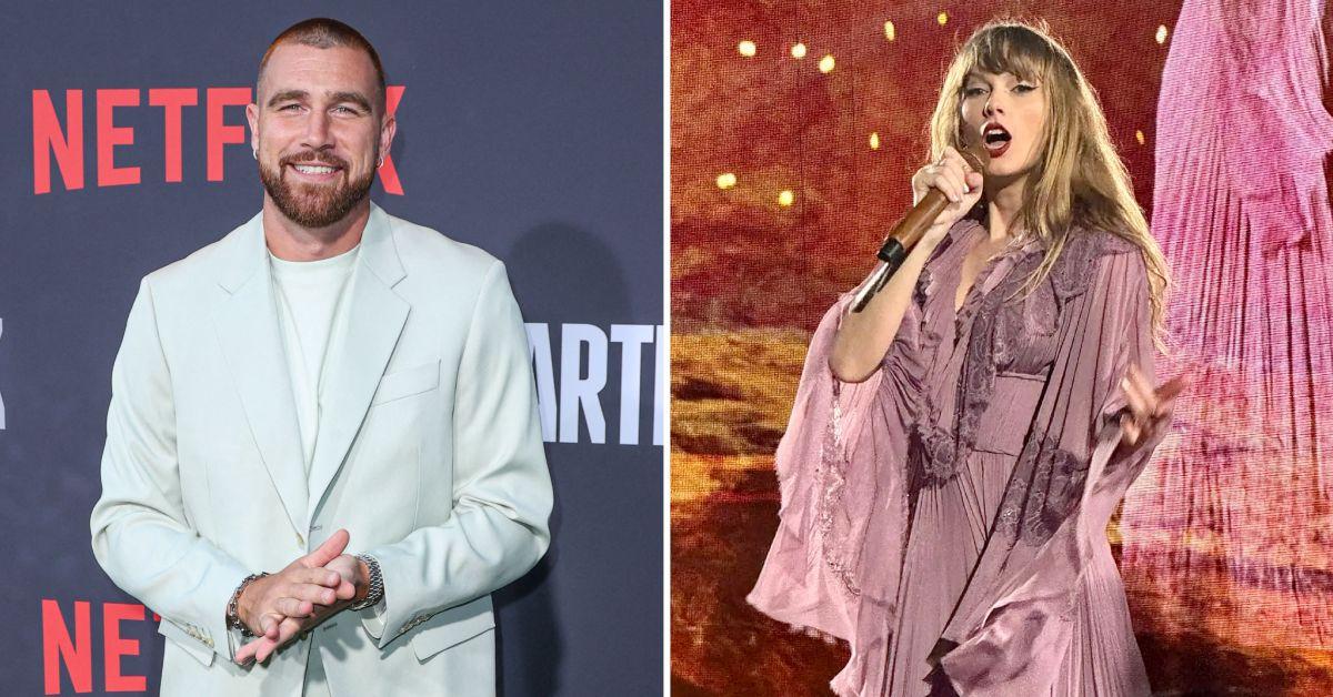 travis kelce cracks up accomplishments pale comparison taylor swift