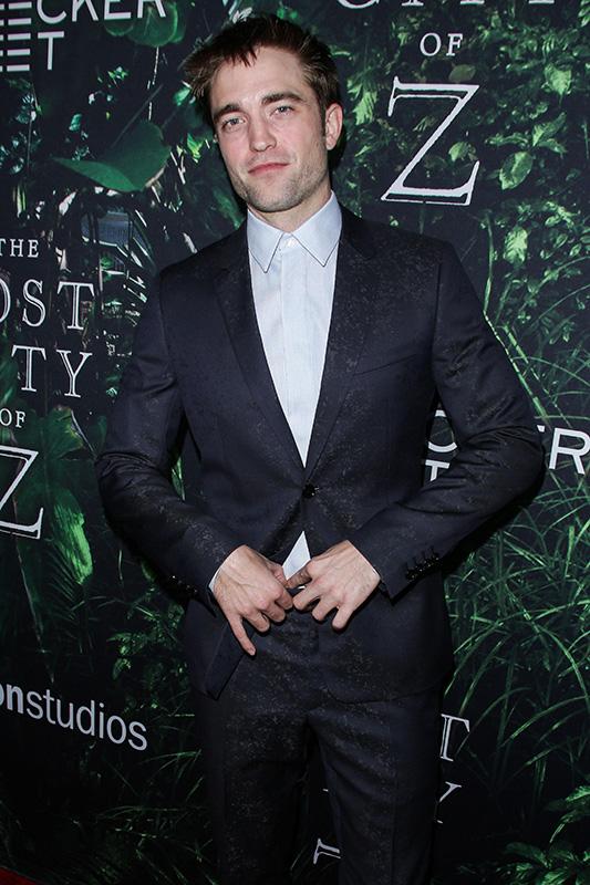 Robert Pattinson arrives at the Premiere Of Amazon Studios&#8217; &#8216;The Lost City Of Z&#8217;