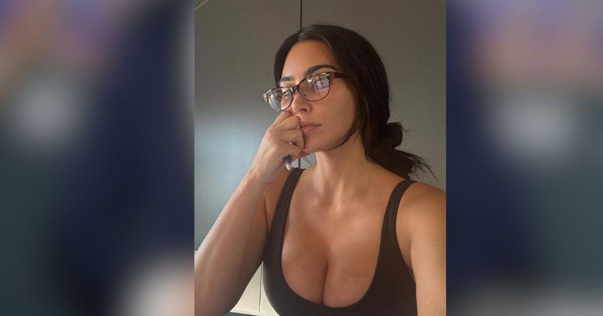 image of Kim Kardashian passed the baby bar in December 2021.