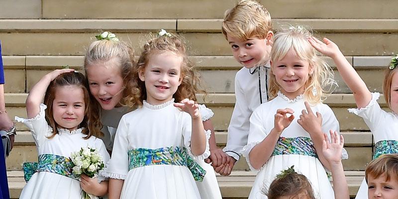 Prince george princess charlotte princess eugenie wedding pp