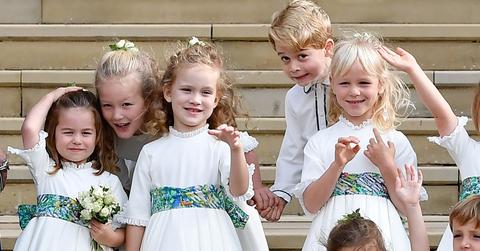 Prince george princess charlotte princess eugenie wedding pp