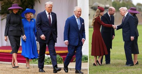 Photo of Queen Camilla, Melania Trump, Donald Trump, King Charles and Kate Middleton