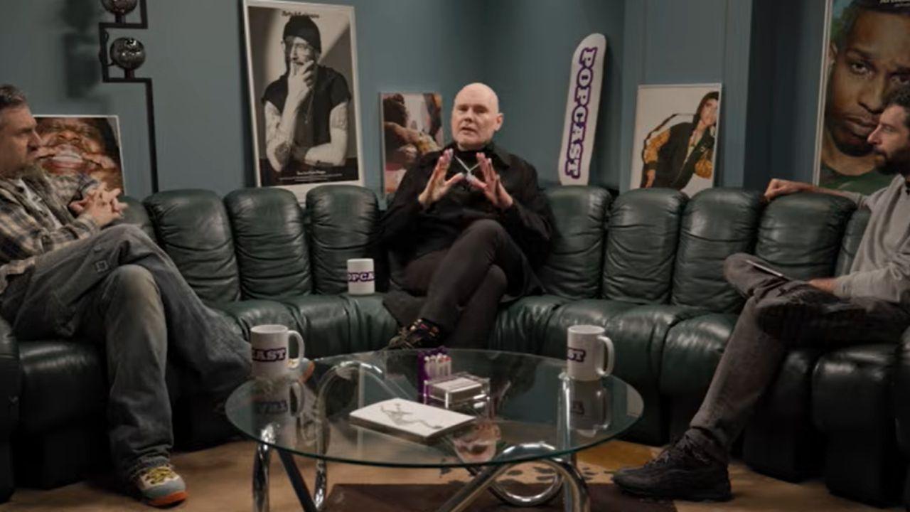 Image of Billy Corgan discussed his relationship with Chloé Mendel during an appearance on 'Popcast.'