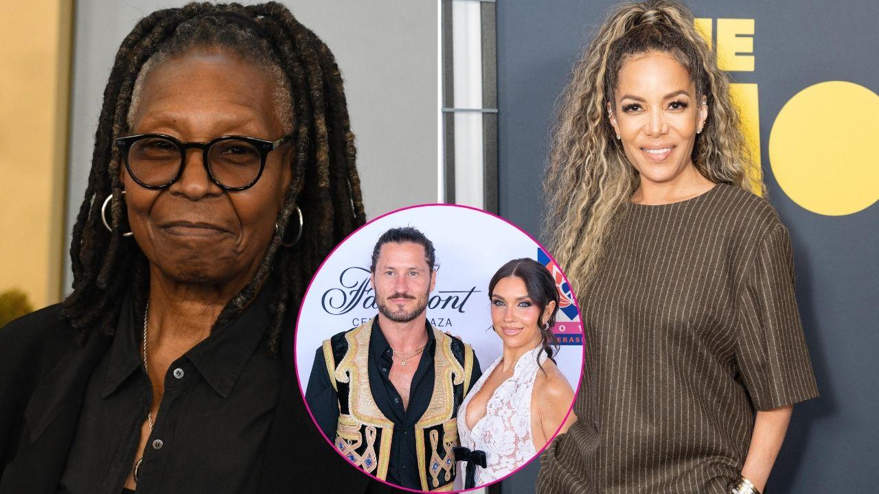 Image of Whoopi Goldberg, Sunny Hostin, Val Chmerkovskiy and Jenna Johnson