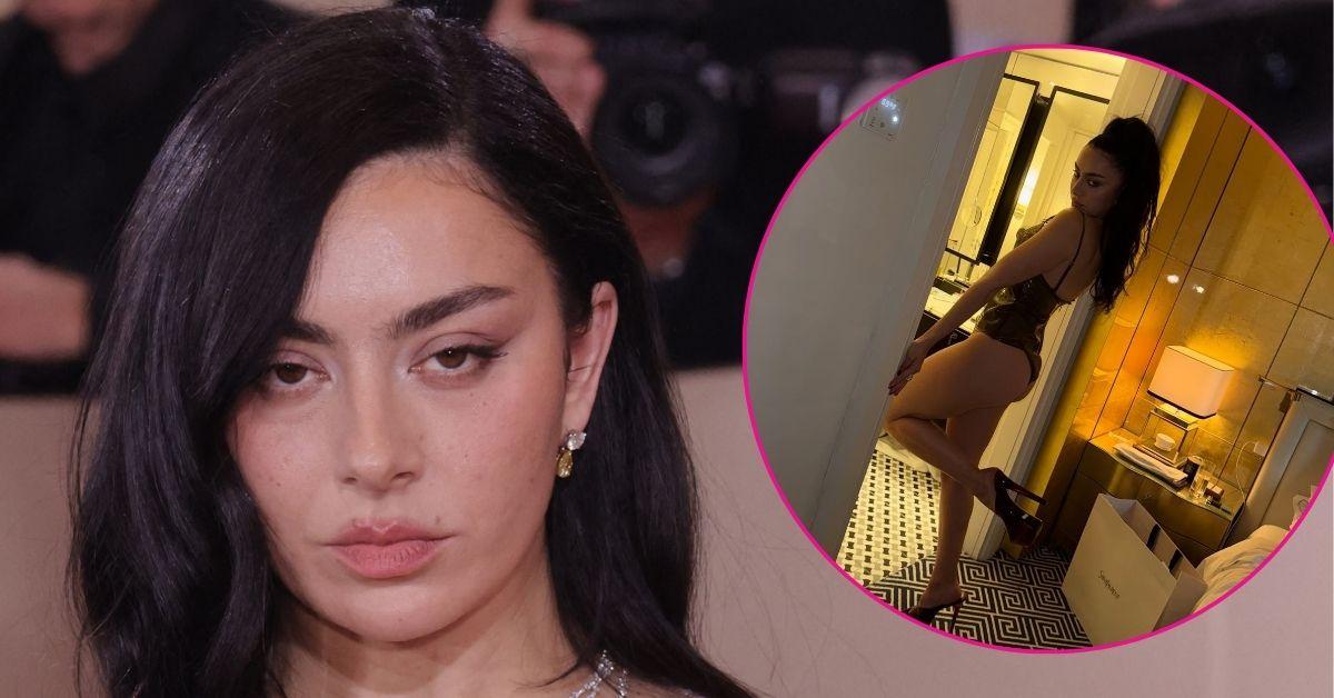 charli xcx underwear met gala photos