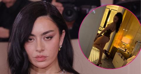 charli xcx underwear met gala photos