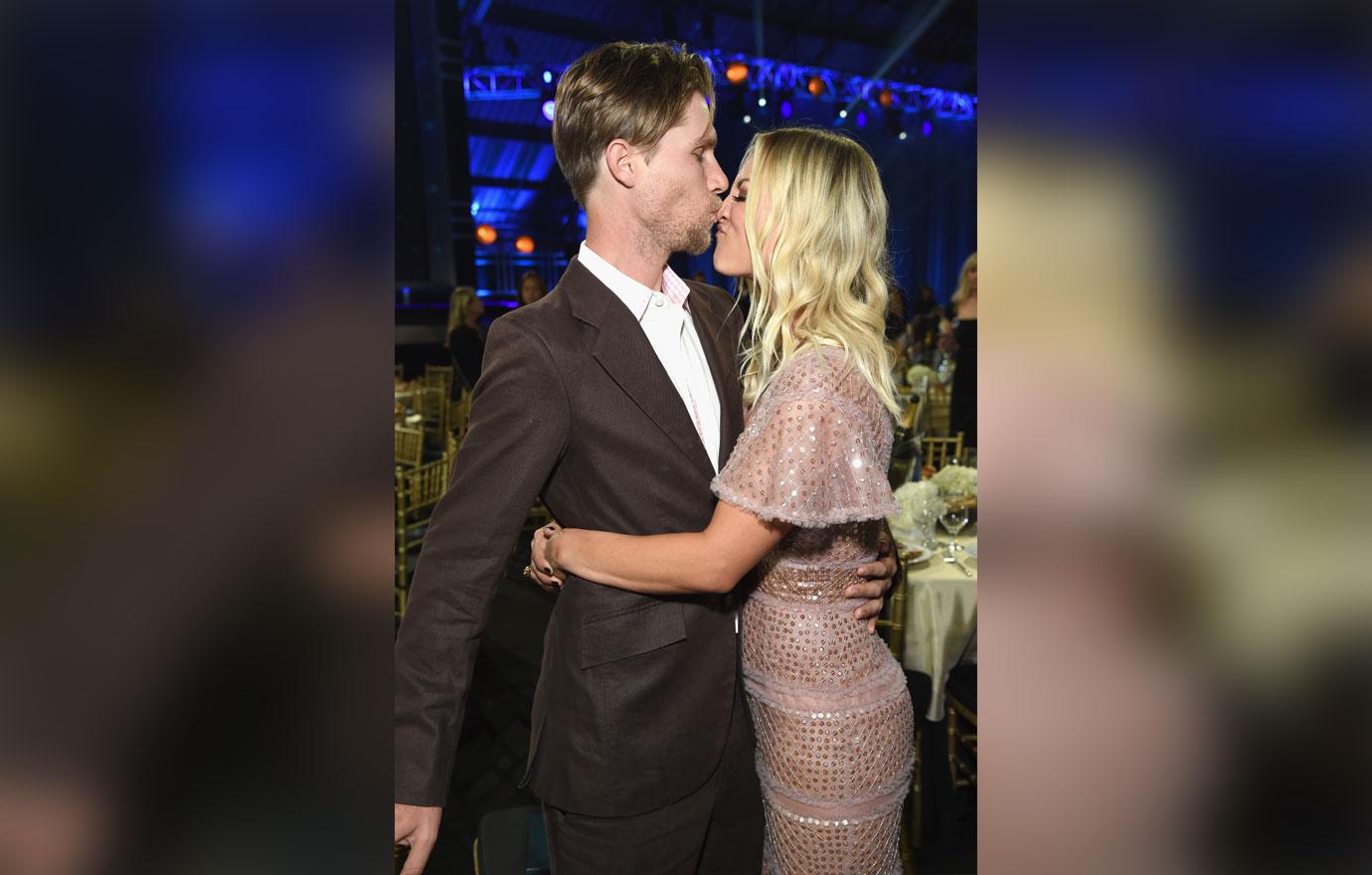 Kaley Cuoco Kisses husband Karl Cook