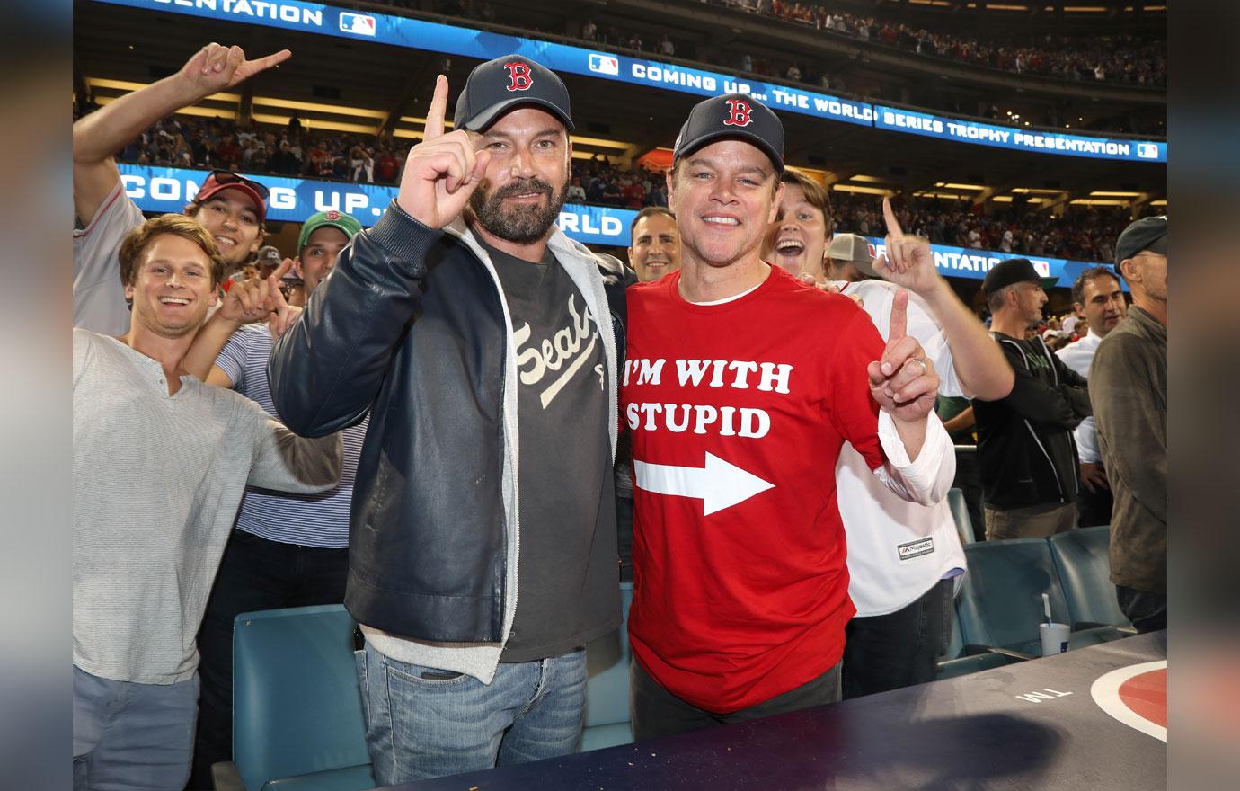 Celebrities At The Los Angeles Dodgers Game &#8211; World Series &#8211; Boston Red Sox v Los Angeles Dodgers &#8211; Game Five