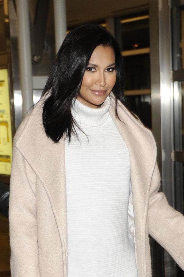 Naya rivera kim kardashian baby bump1