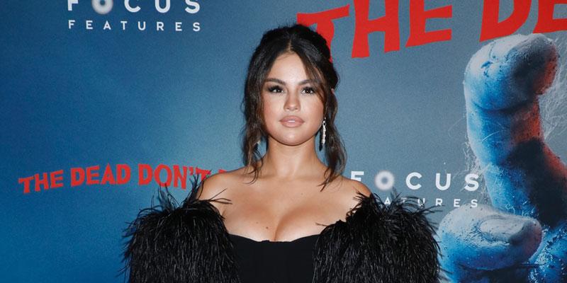 Selena Gomez Black Dress Red Carpet Reunites Ex Samuel Krost