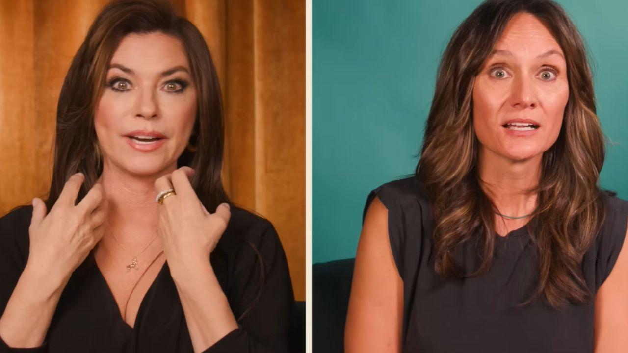 Image of Shania Twain recalled witnessing frequent violent fights between her mother, Sharon, and stepfather, Jerry Twain, while growing up in Canada.